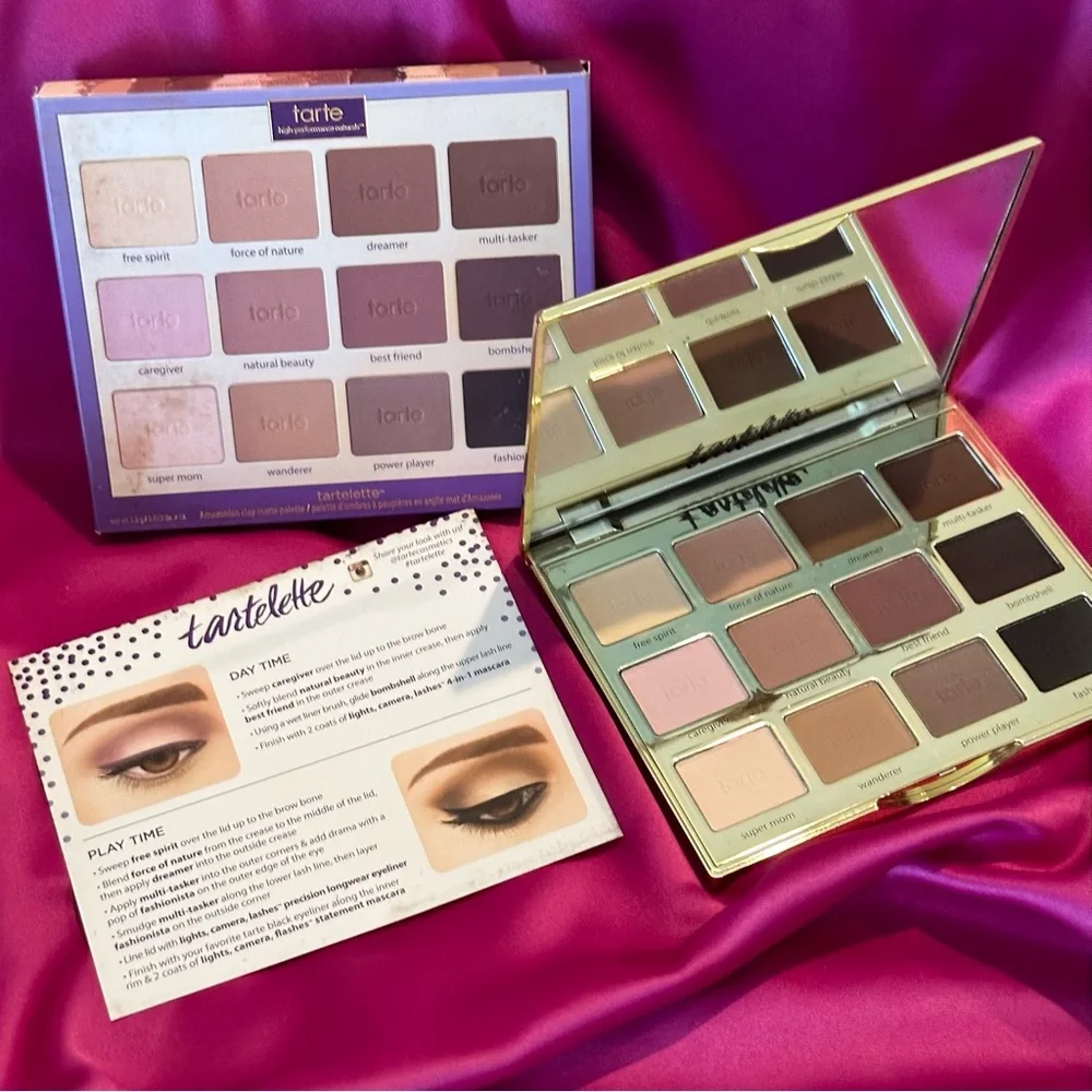 Tartelette Amazonian Clay Matte Palette with Free Gift